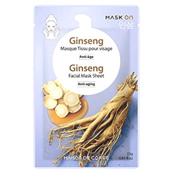 Masque coréen visage au GINSENG (en tissu) Masque coréen visage au GINSENG (en tissu)