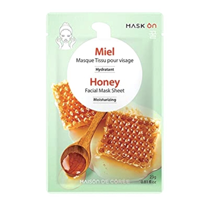 Masque coréen visageau MIEL (en tissu) Masque coréen visageau MIEL (en tissu)
