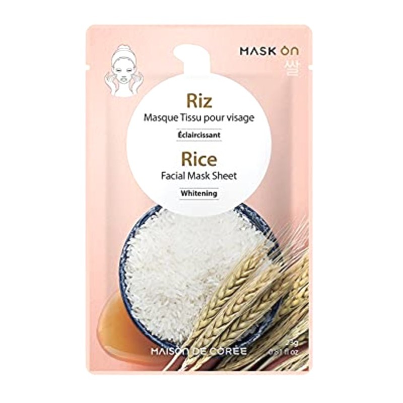 Masque coréen visageau RIZ (en tissu) Masque coréen visageau RIZ (en tissu)