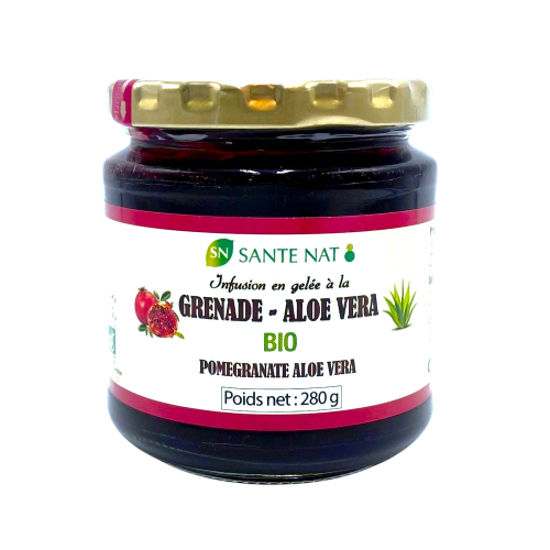 BIO INFUSION EN GELEE GRENADE-ALOE VERA 280g